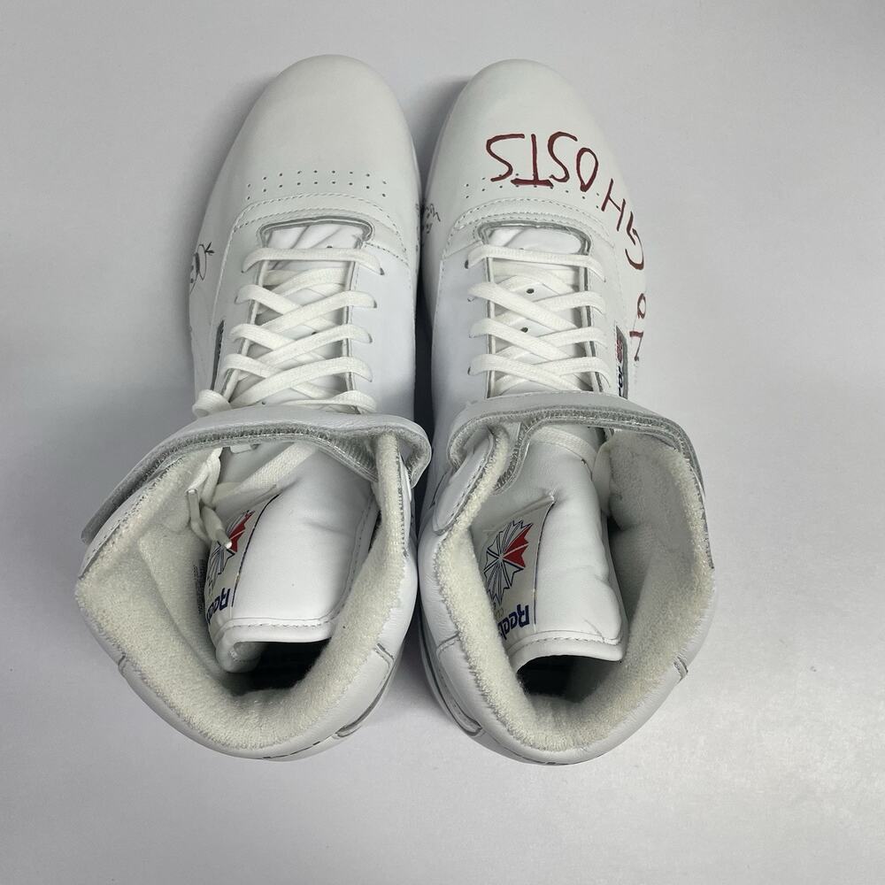 Reebok Ex-O-Fit Clean High SZ 11 White Bait Stranger Things Ghostbusters CN3570 - Picture 3 of 9